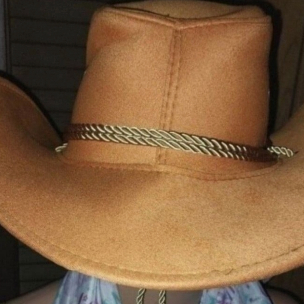 Tan Cowboy Hat - Picture 2 of 8